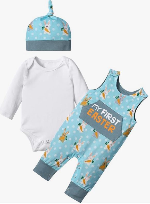 Three piece children's Easter Romper