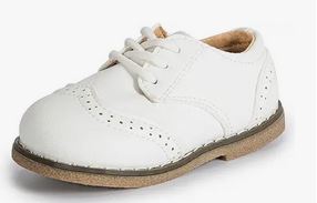 White toddler dressy shoes