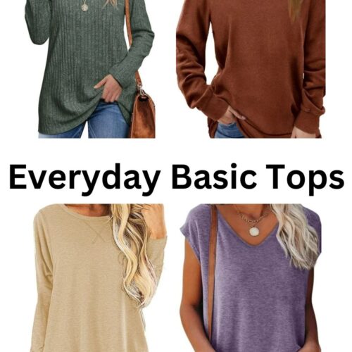 Everyday Basic Tops from Walmart