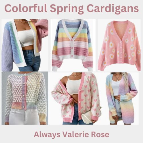 Colorful Springtime Women’s Cardigans