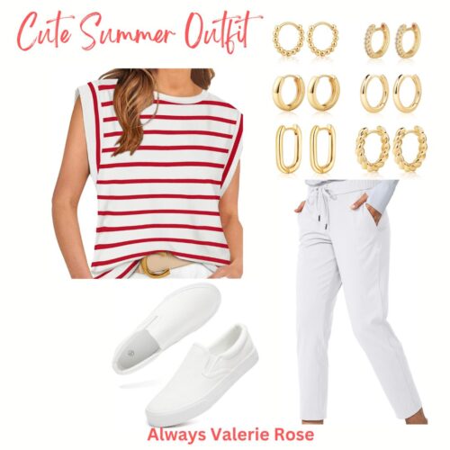 A Cute and Casual Summer Outfit